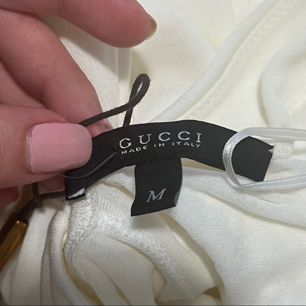 White Gucci dress